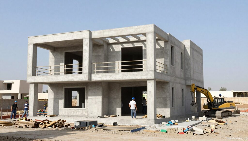 مشروع بناء قسيمة سكنية في الكويت