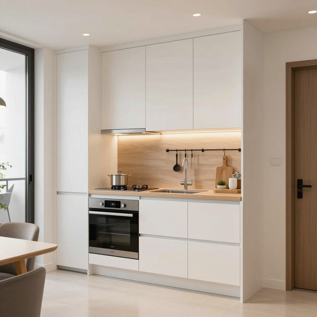 مطبخ مدمج صغير