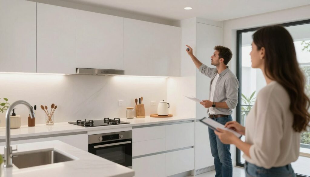 مطبخ وحمام مجدد في الكويت