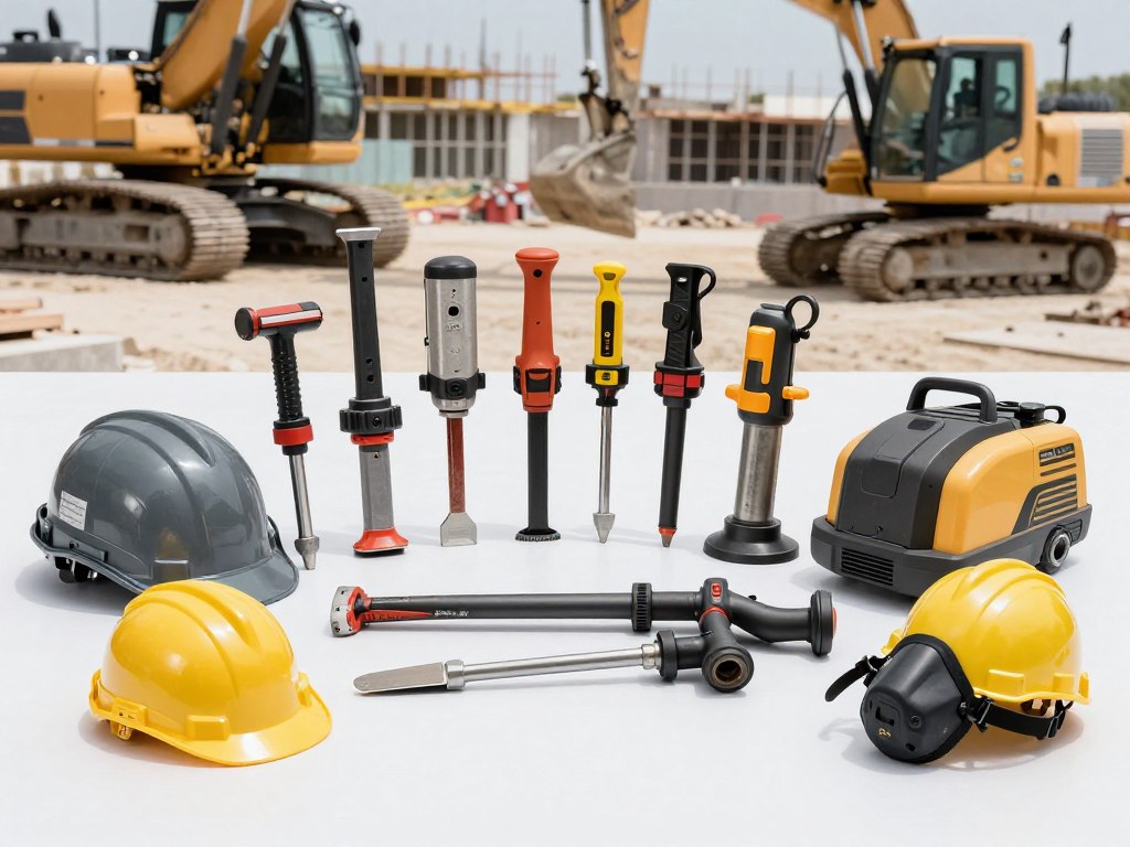 معدات التكسير والهدم الحديثة المستخدمة في مشاريع الكويت