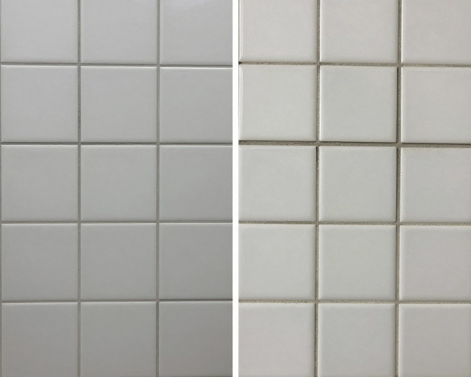 مقارنة بين تركيب بلاط صحيح وتركيب خاطئ