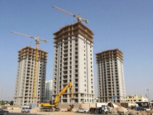 أعمال بناء حديثة في شمال غرب الصليبخات تظهر التطور العمراني