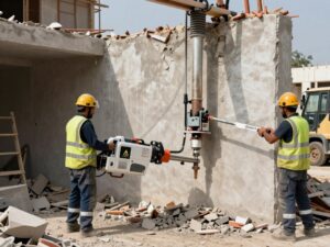 أعمال تكسير وهدم بواسطة معدات حديثة في القيروان أعمال تكسير وهدم بواسطة معدات حديثة في القيروان