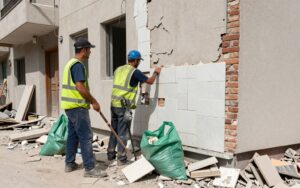أعمال هدم وتكسير وصيانة في منزل أم الهيمان