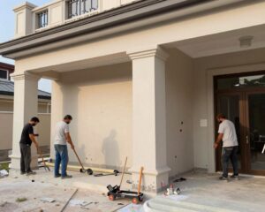 ترميم بيت وتجديد واجهة في مبارك الكبير