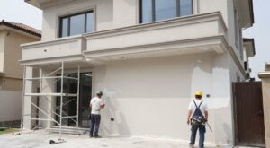 ترميم واجهة فيلا في الفحيحيل ترميم واجهة فيلا في الفحيحيل