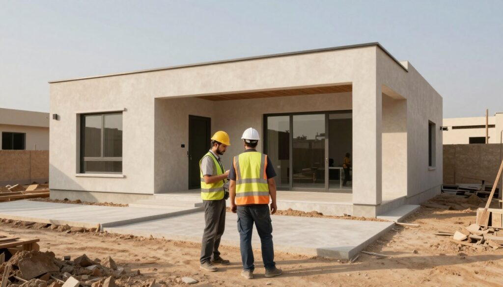 مقاول بناء الخيران ينفذ مشروع منزل حديث