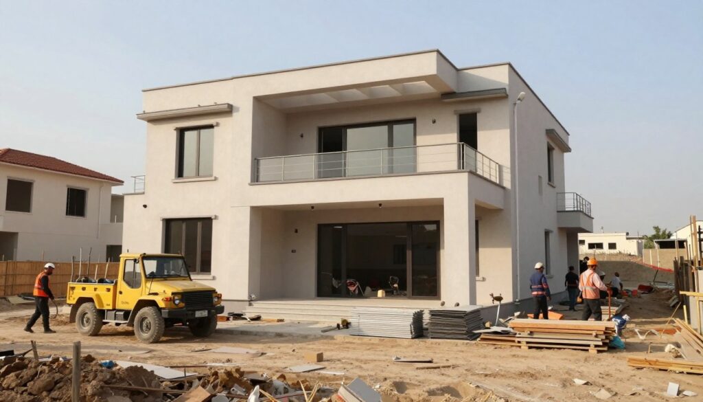 مقاول بناء الفنطاس ينفذ منزلًا حديثًا