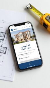 هاتف يعرض CTA لخدمة مقاول بناء الفنيطيس هاتف يعرض CTA لخدمة مقاول بناء الفنيطيس
